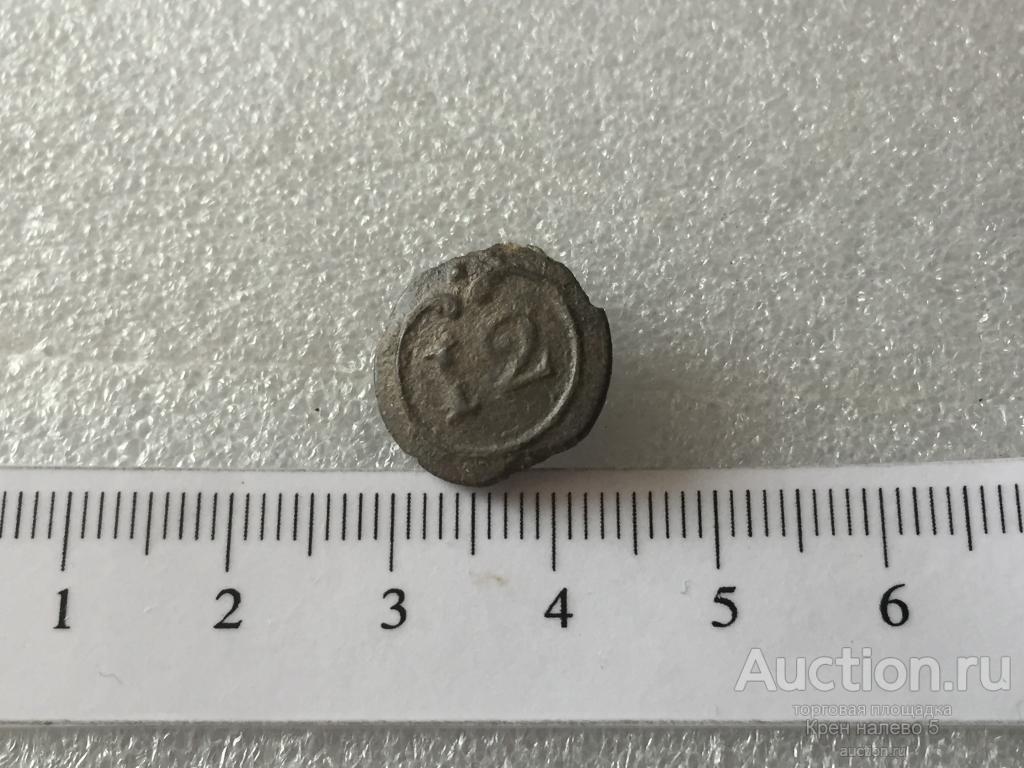 ПУГОВИЦА ВА ЛИНЕЙНЫЙ ПОЛК 12. ФРАНЦИЯ, малая.