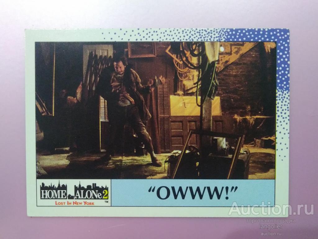 Картонный вкладыш от жевательной резинки Home Alone 2 (Topps) #045