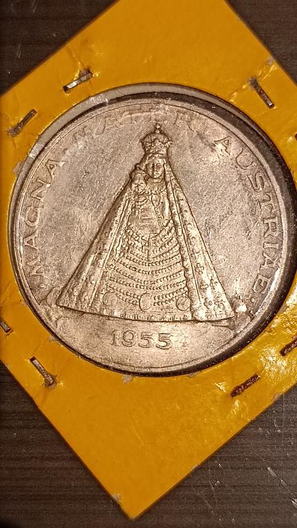Медаль - Basilika Mariazell 1957г. Серебро 0.900, Вес - 15 (г)