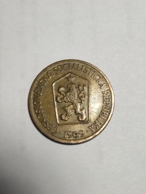 Чехословакия. 1 крона 1969 год.