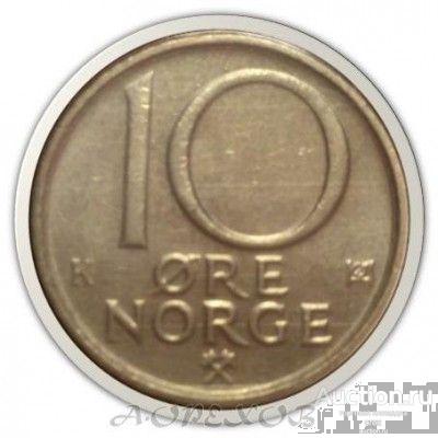 10 эре 1986 Норвегия (холдер)