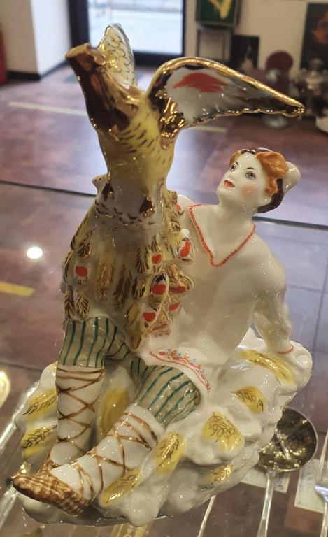 Статуэтка "Иван - царевич и Жар - птица", 1960 - 70 гг, СССР - ЛФЗ