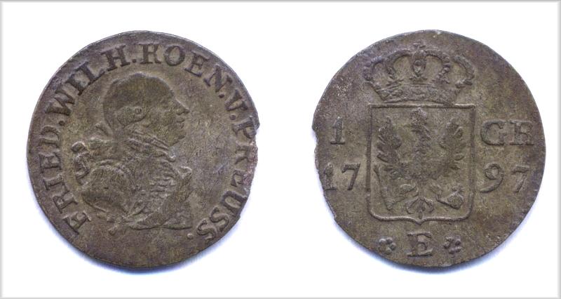 Пруссия, Кенигсберг, грош 1797 года