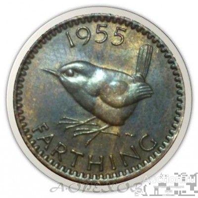 1 фартинг 1955 Великобритания (холдер)
