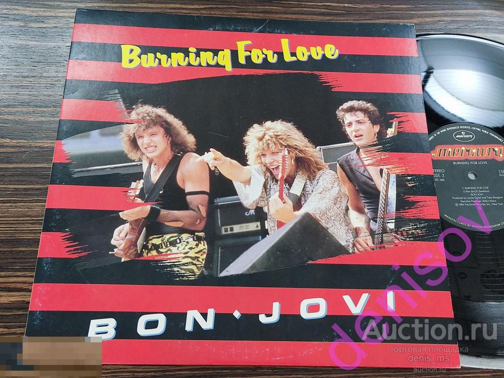 Bon Jovi / Burning For Love - 84/JAPAN/EX+/NM- 
