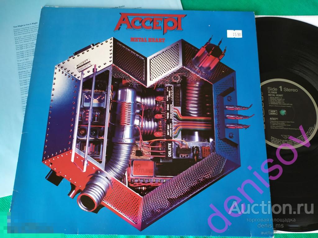 Accept ‎/ Metal Heart - 85/GERM/EX+/NM 