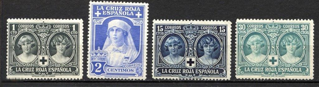 Испания 1926 Красный Крест королевская семья 4м MH 