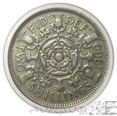 2 шиллинга 1960 Великобритания (холдер)