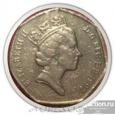 50 пенсов  1997 Великобритания (холдер)