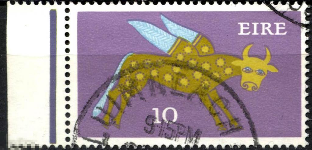 Ирландия 1974 Mi 262 X A b 11ME гашеная 