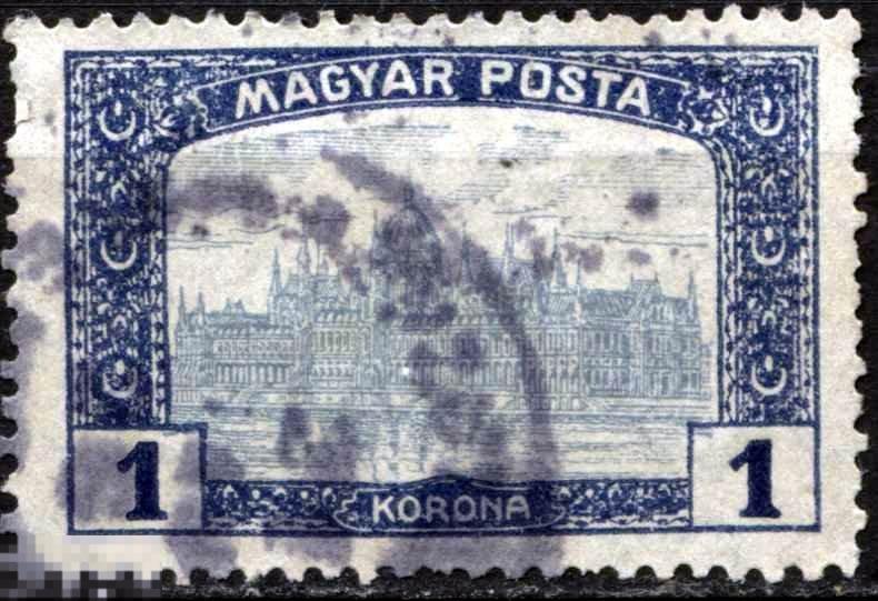 Венгрия 1920 Mi 318 парламент гашеная 