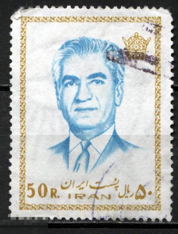 Иран 1972 Mi 1573 стандарт шах Пехлеви гашеная 