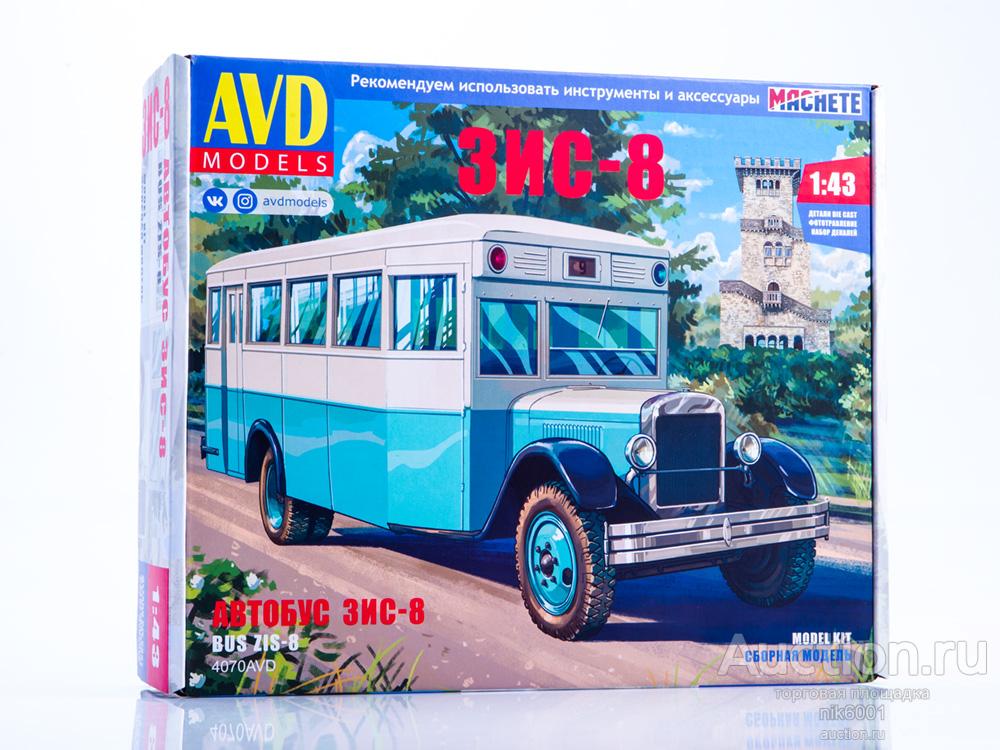 Сборная модель Автобус ЗИС-8 4070AVD