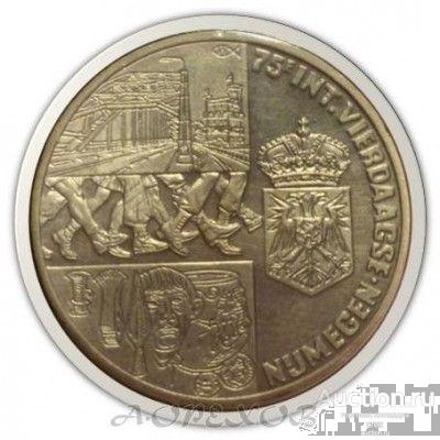 2 1/2 экю 1991 Нидерланды. 75-ый четырехдневный марш в Неймегене (холдер)