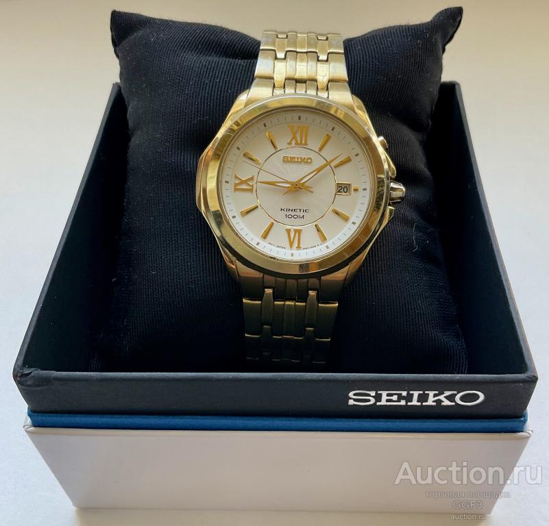 Seiko Kinetic Gold 5m62 OCB0. Japan. 2022 235 Auction.ru . GGF3. 241665189092752