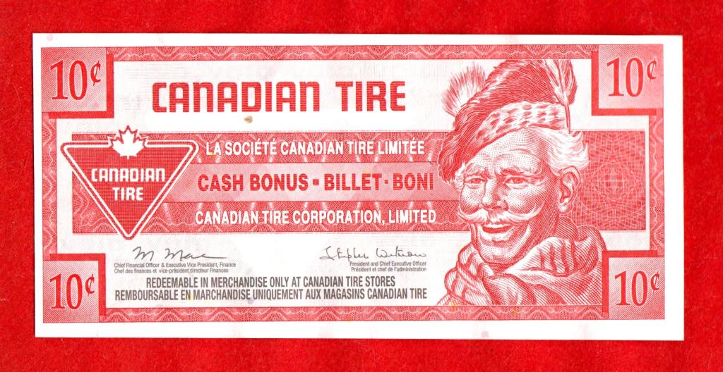 Канада, Canadian Tire Corp. Ltd, 10 центов, 2011, XF, 0379767166