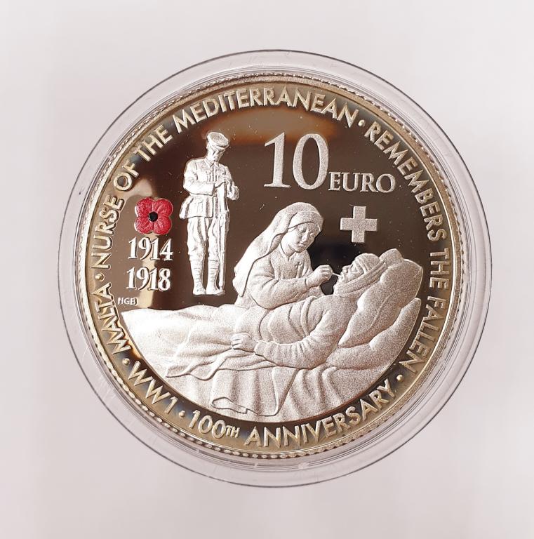 Мальта, 10 евро 2014 год, Столетие начала Первой мировой войны. (WWI)