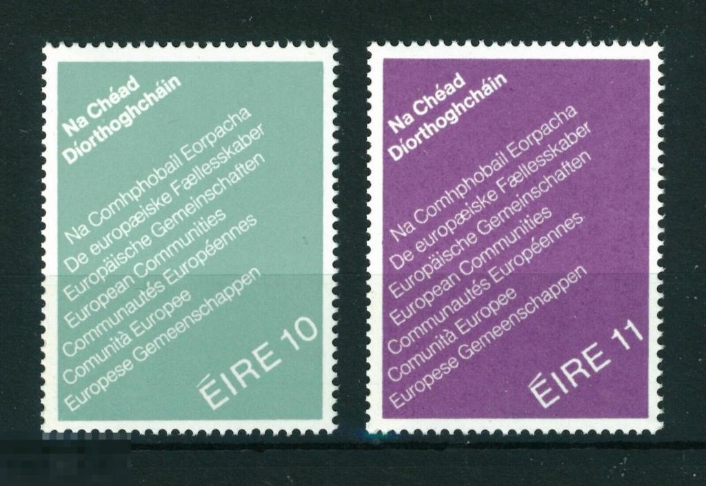 Ирландия 1979 Выборы в европарламент Mi 395-396 п.с. ** 