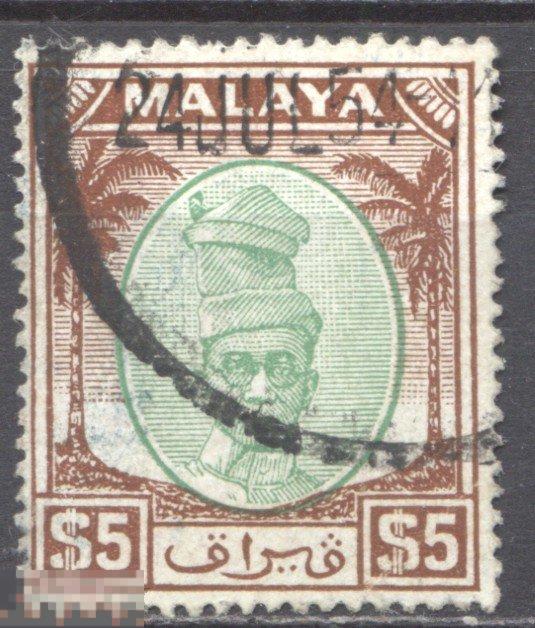 Малайя Перак колонии 1950 Mi 101 гашеная 