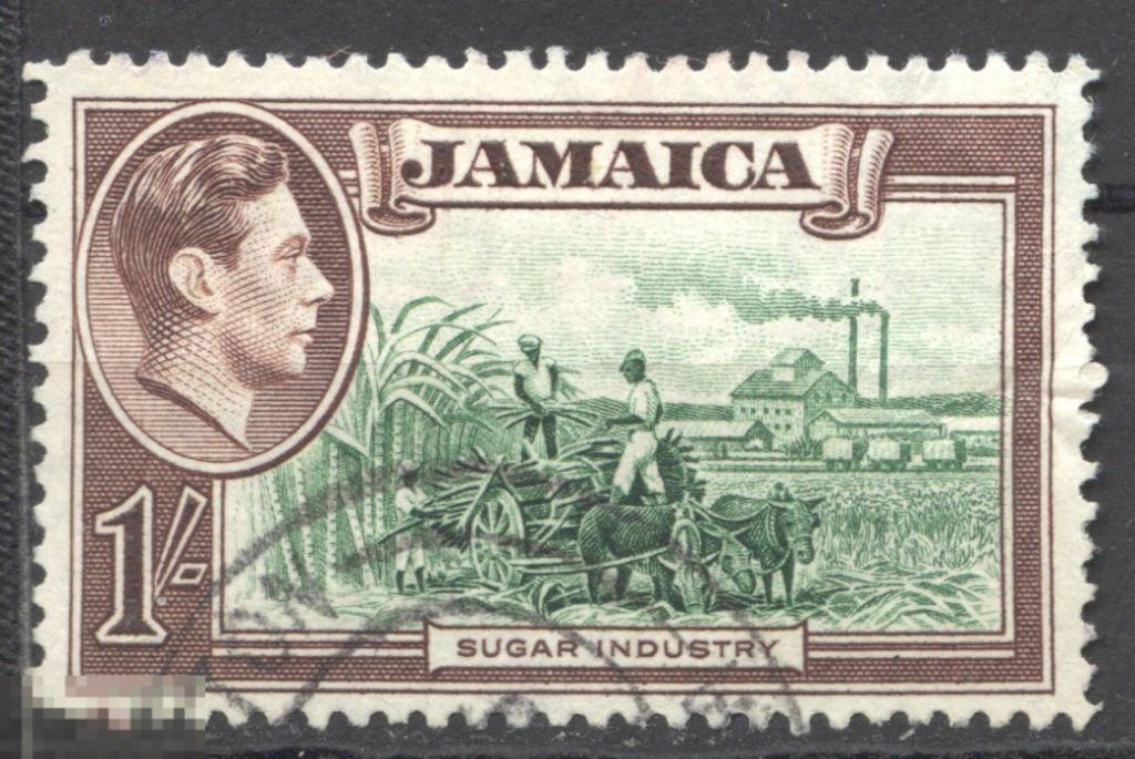 Ямайка колонии 1938-1949 Mi 135 гашеная 