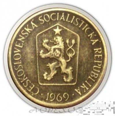 1 крона 1969 Чехословакия (холдер)