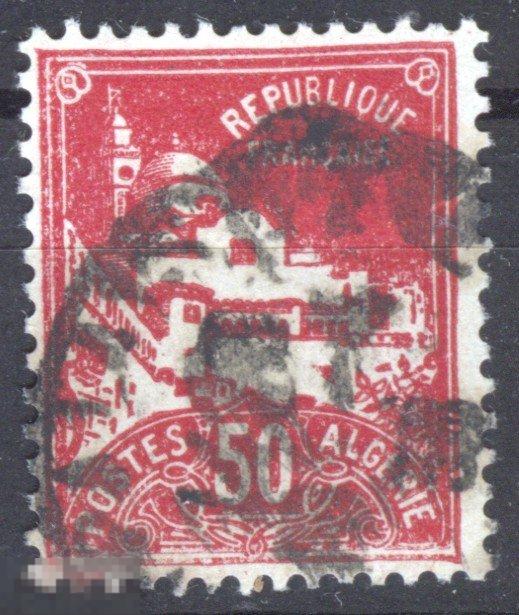 Алжир колонии 1930 мечеть Mi 102 гашеная 