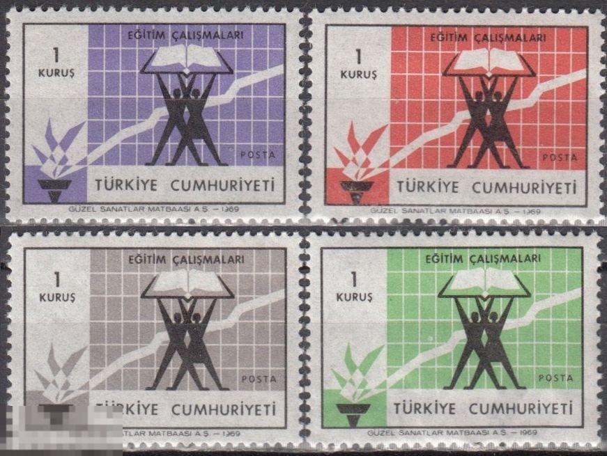 Турция 1969 стандарт образование прогресс 4м MNH 