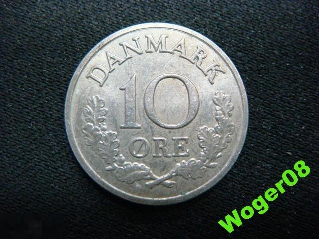 (WG) 10 эре 1961 Дания (ЛИ14-4) 