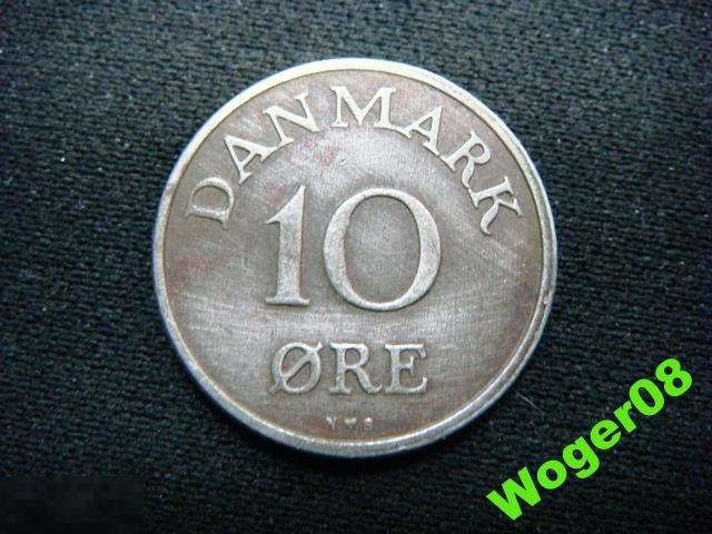(WG) 10 эре 1953 Дания (ЛИ14-1) 