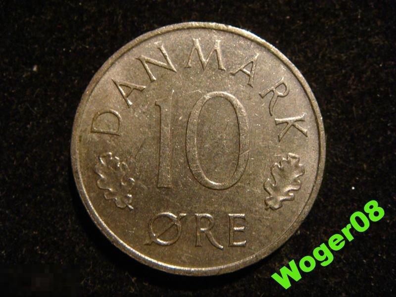 (WG) 10 эре 1973 Дания (ЛИ23-17) 