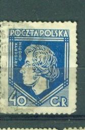 Польша 1927 г. Шопен гашеная