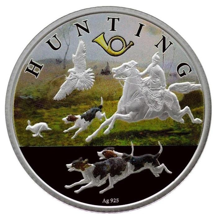 Ниуэ 50 центов 2020 Охота Серебро Пруф