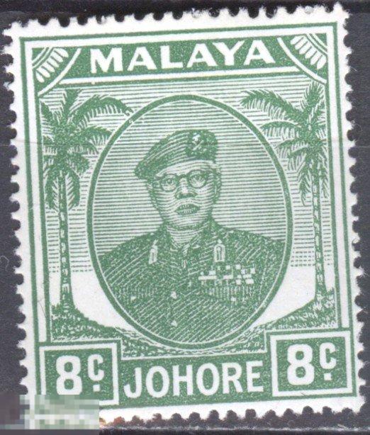 Малайя Джохор колонии 1949-1955 султан Mi 122 MNH 