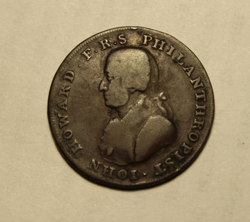 ВЕЛИКОБРИТАНИЯ 1/2 ПЕННИ 1794года. ТОКЕН. ПОРТСМУТ. РЕДКИЙ. ОРИГИНАЛ.