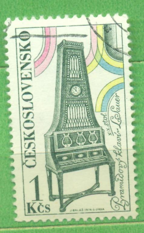 Чехословакия 1974 г. 25 лет словацкой филармонии Клавир гашеная