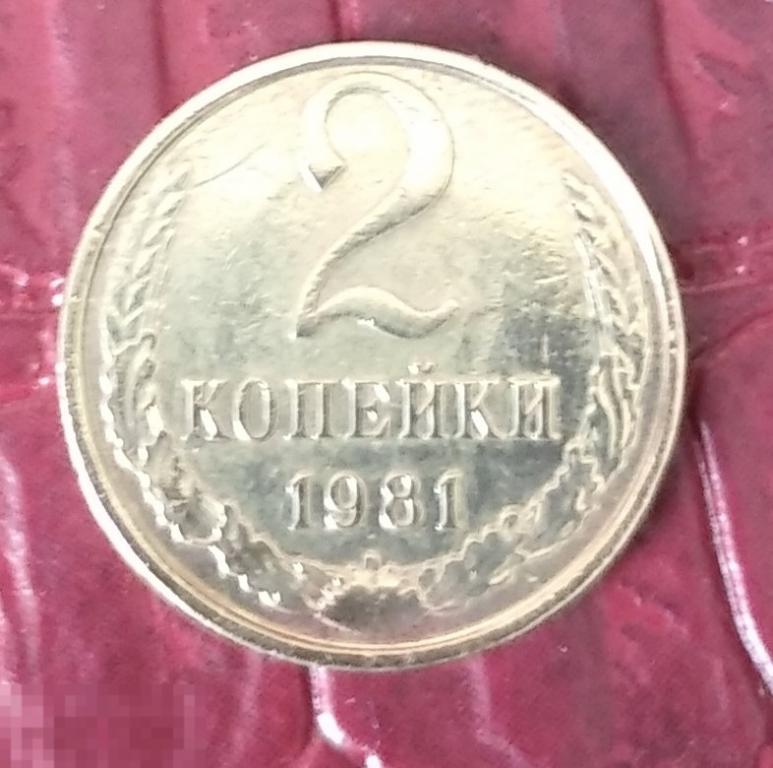 2 копейки 1981г БЛЕСК 