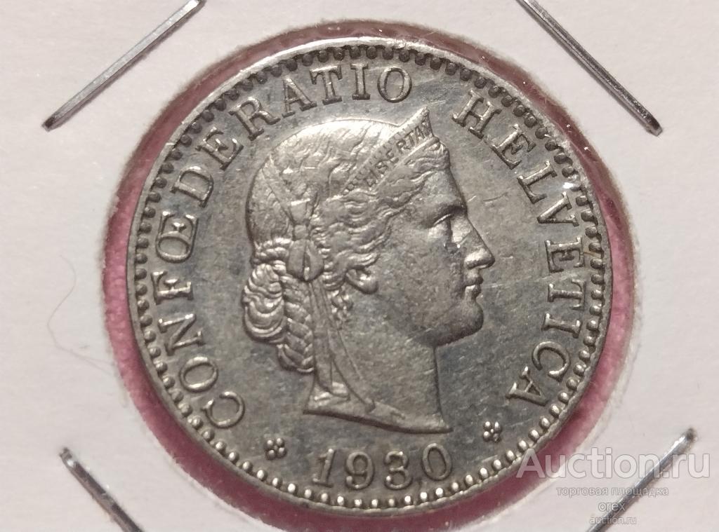 20 раппен 1930 Швейцария (холдер)