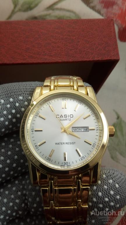 Часы CASIO кварцевые с календарём и днями недели