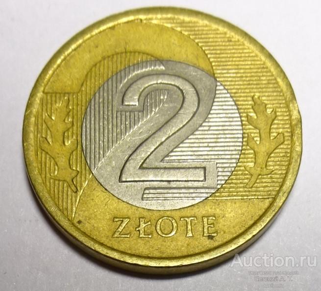 2 злотых 1995. Польша. № АККН 03-19.