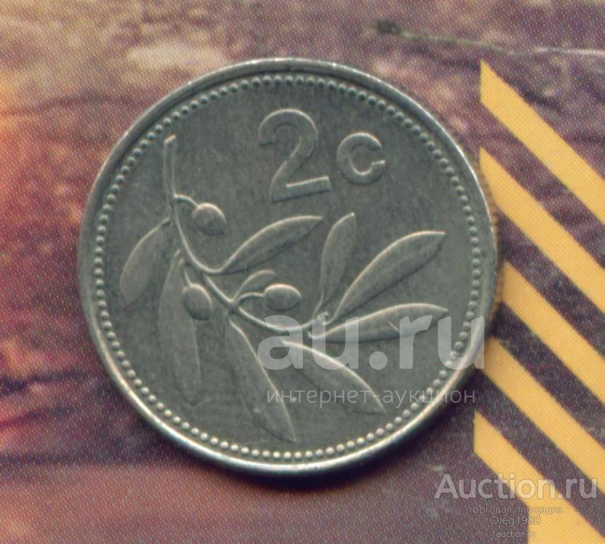 Мальта 2 цента 2004 (герб)