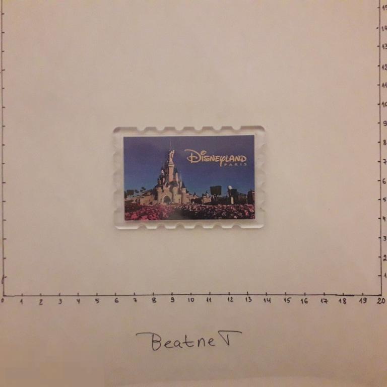 Магнит на холодильник Диснейленд (Disneyland), Париж (Paris) (акрил)