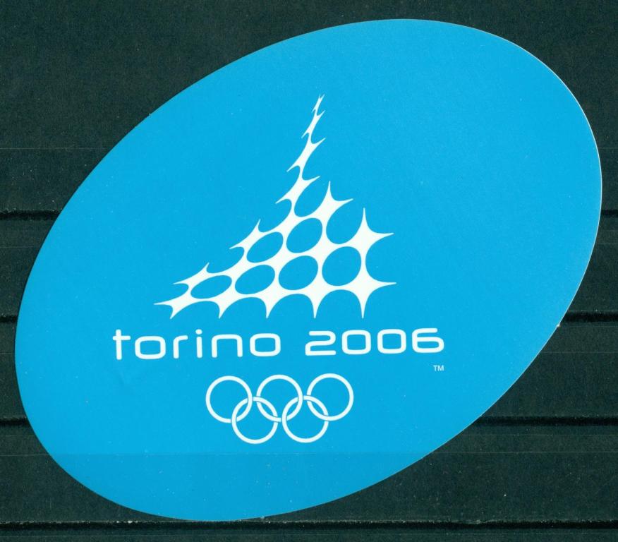 Наклейки  сувенирные.  2006.  Спорт.  ХХ  Зимние  Олимпийские  Игры  в  Турине.  Реклама.