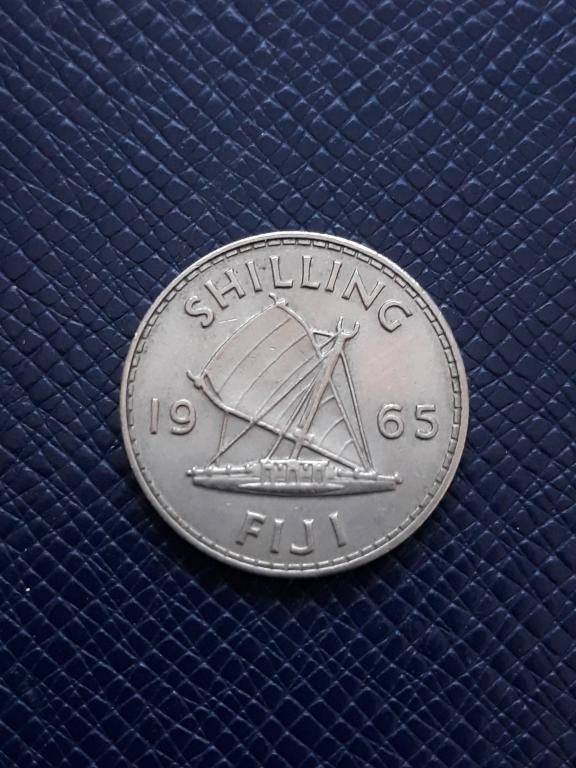 Фиджи 1 шиллинг 1965 КМ 23