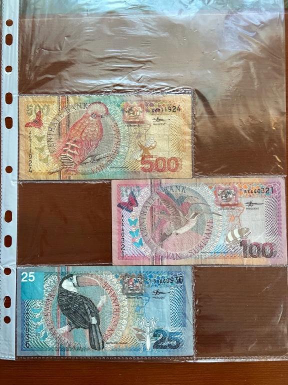 Набор банкнот Суринам 2000г.