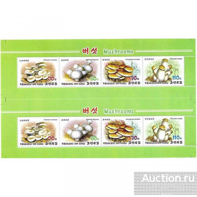 dpr220bssh Северная Корея 2015г. Грибы Грибы MNH