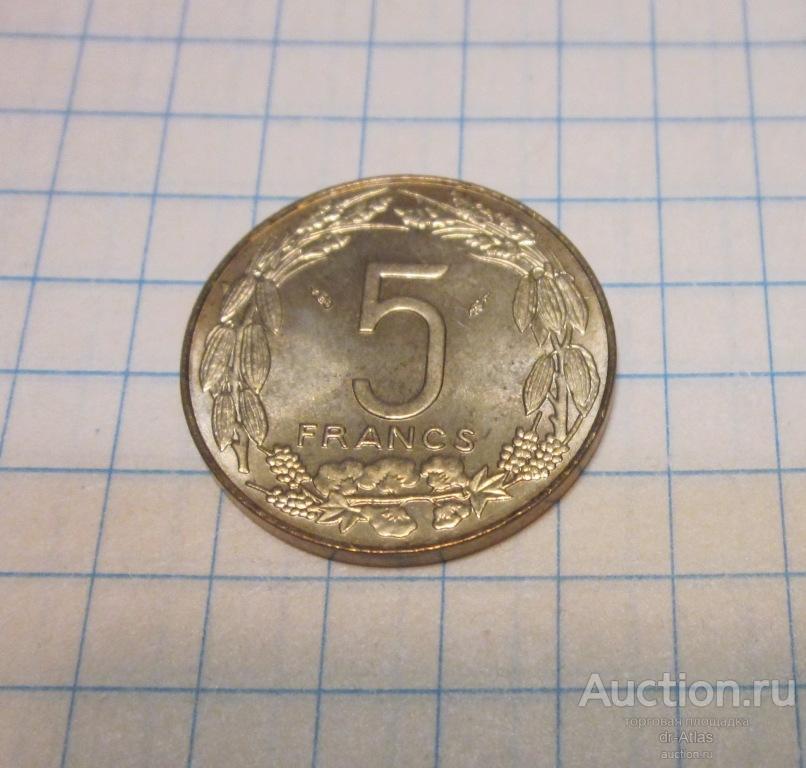 Центральная Африка Центрально - Африканские Штаты 5 франков 1978 UNC 3808