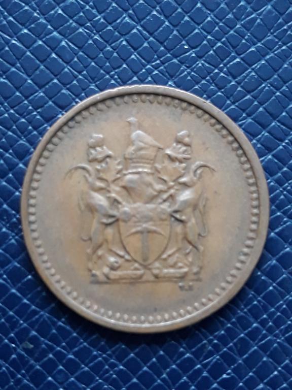 Родезия 1 цент 1973 КМ 10