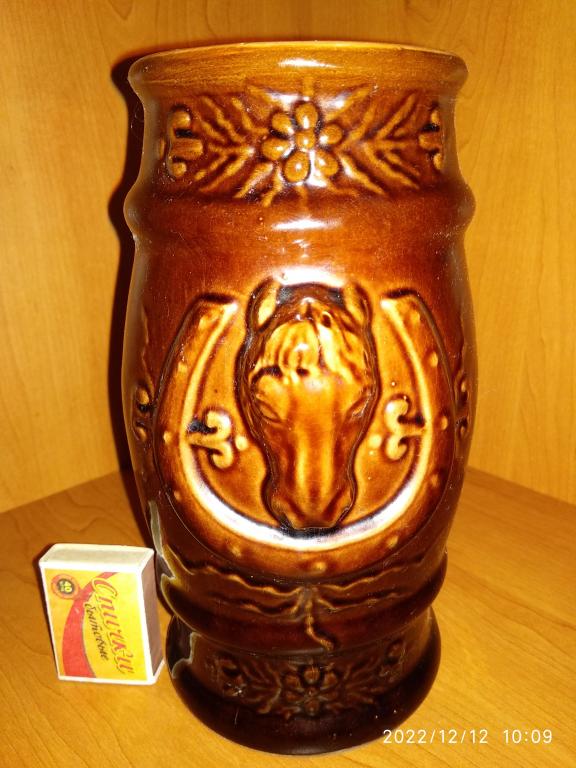 Кружка пивная / Лошадь / Подкова / Керамика