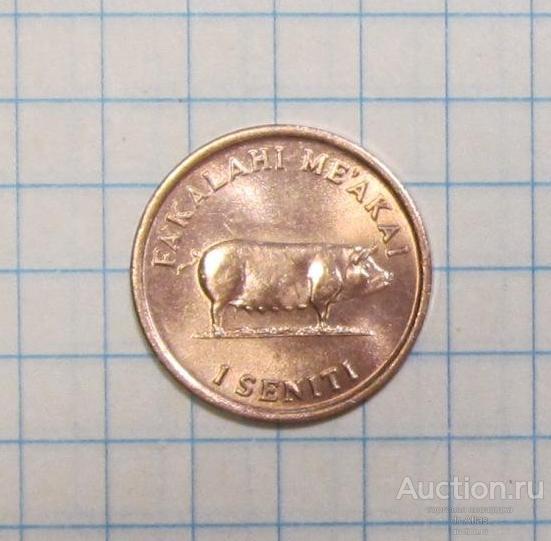 Тонга 1 сенити 1975 UNC FAO 7399