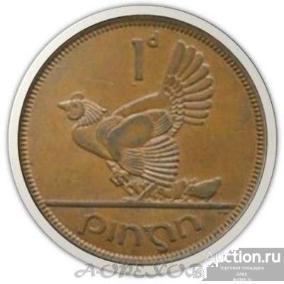 1 пенни 1966 Ирландия (холдер)